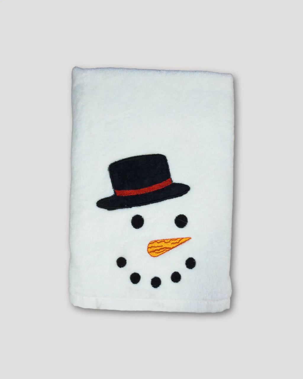 Weihnachtshandtuch – 2er-Set, Schneemann-Motiv